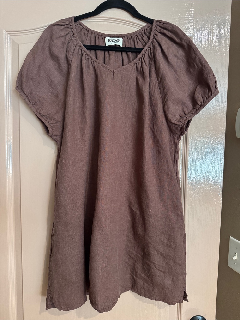BECASA linen dress